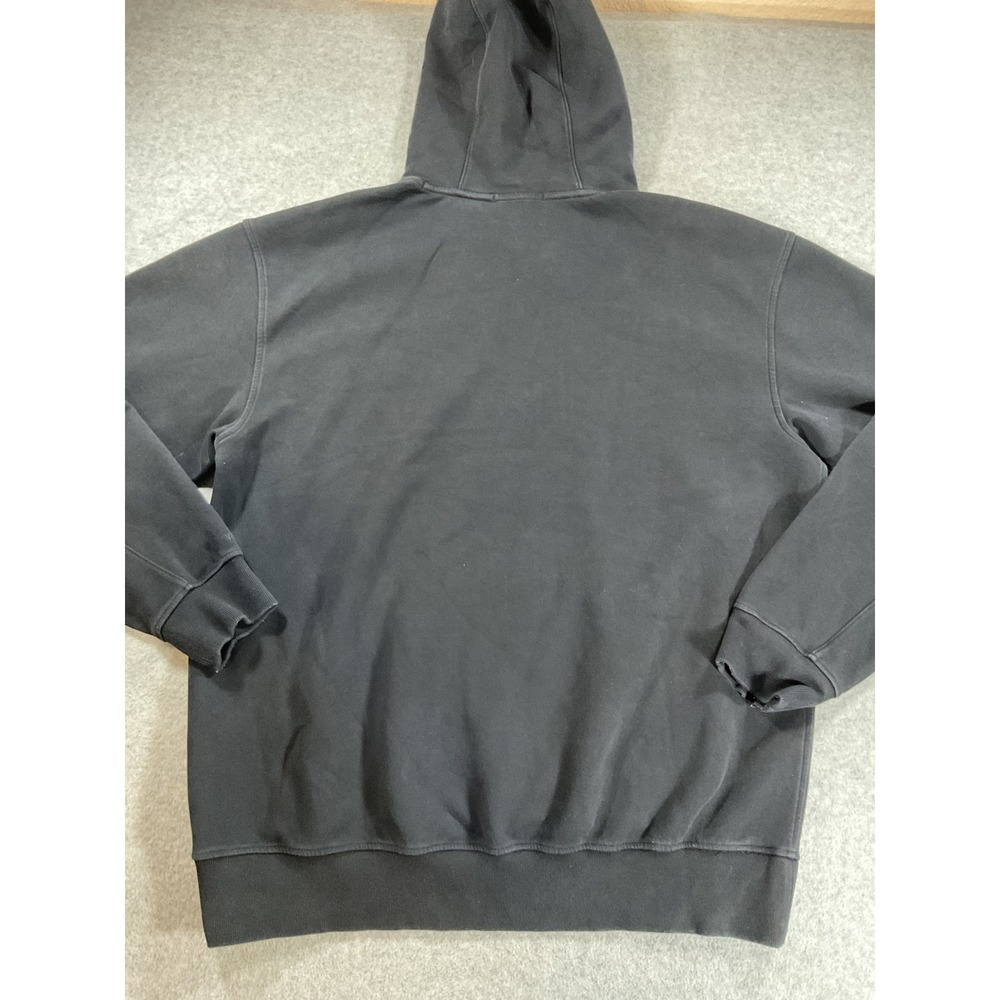 Abercrombie YPB neoKNIT MAX Hoodie Black Mens Large Tall Sweatshirt 2236 - Picture 3 of 7
